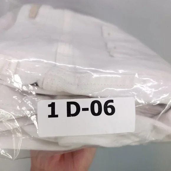 Pilcro Anthropologie Superscript Flared Jeans Women's Size 26 White 23" Inseam - Picture 15 of 15